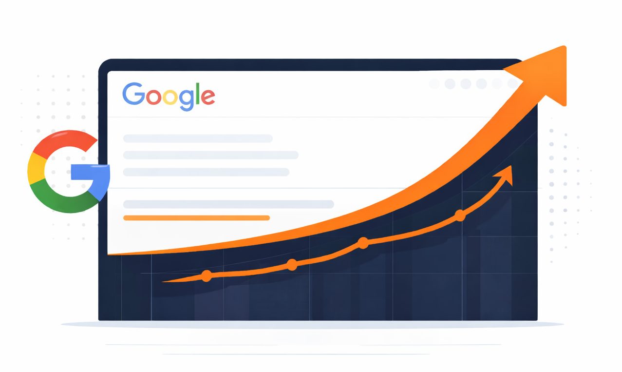 SEO optimizirana izdelava spletnih strani z rastjo uvrstitev v Googlu
